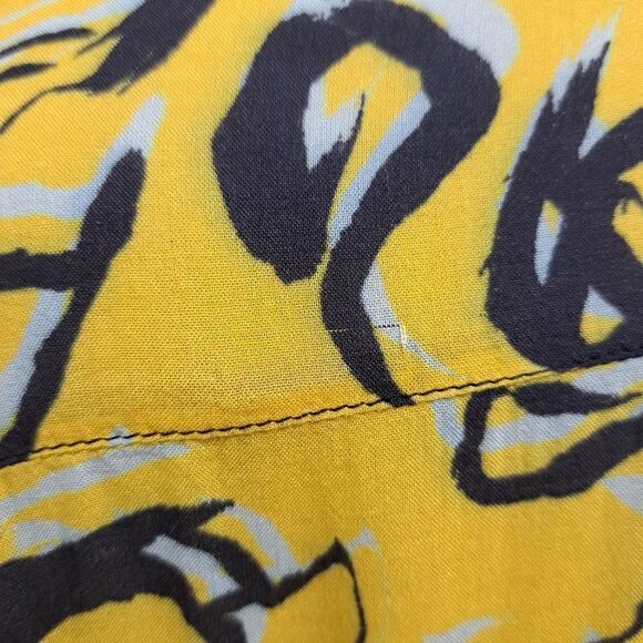 Diane Von Furstenberg x Onia Hanna Floral Kaftan Oversized XS/Small Yellow - Picture 12 of 14